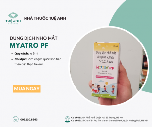 Dung dịch nhỏ mắt Myatro PF