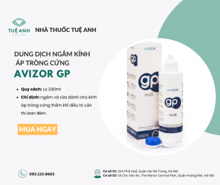 DUNG DỊCH NGÂM KÍNH ÁP TRÒNG CỨNG AVIZOR GP MULTI,