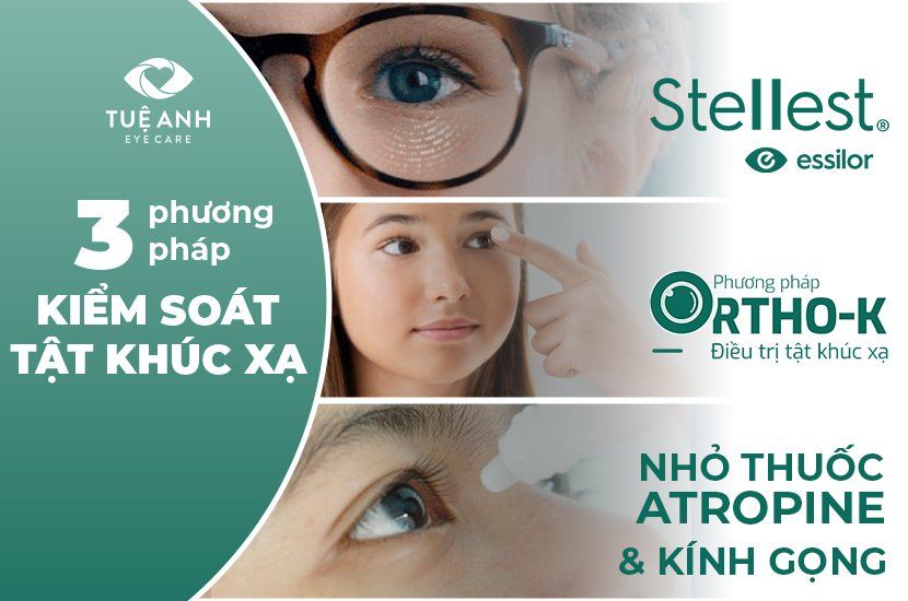 Top 3 phương pháp kiểm soát tật khúc xạ hiệu quả nhất 2024