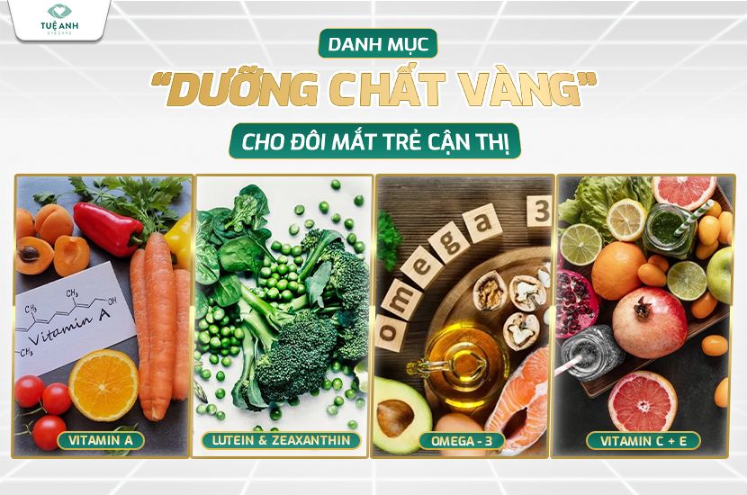 Trẻ bị cận thị nên ăn gì? Danh mục “dưỡng chất vàng” bảo vệ thị lực cho đôi mắt trẻ cận thị 