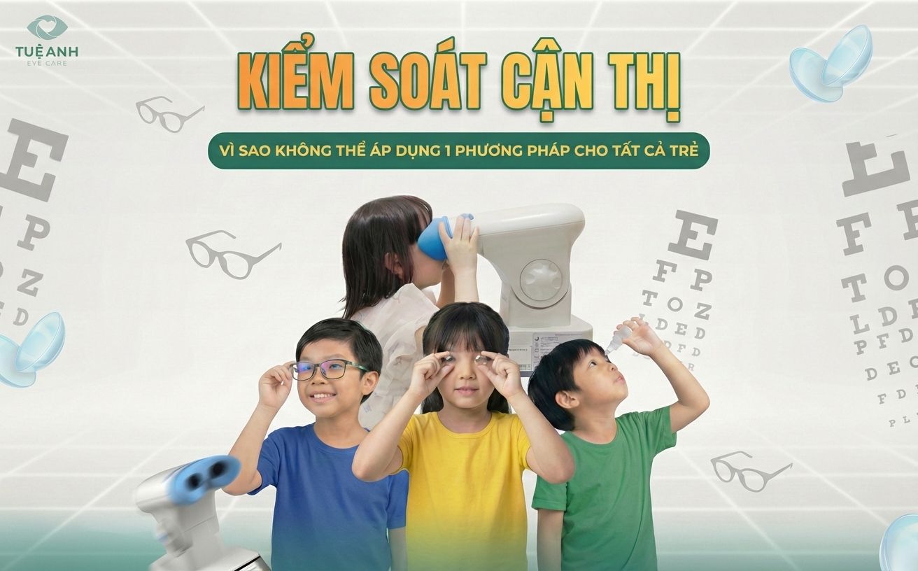 Kiểm soát cận thị: Tại sao không thể áp dụng một phương pháp cho tất cả trẻ?