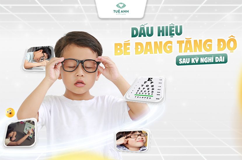 5 Dấu hiệu trẻ tăng độ cận sau kỳ nghỉ lễ - Ba mẹ chớ nên chủ quan 