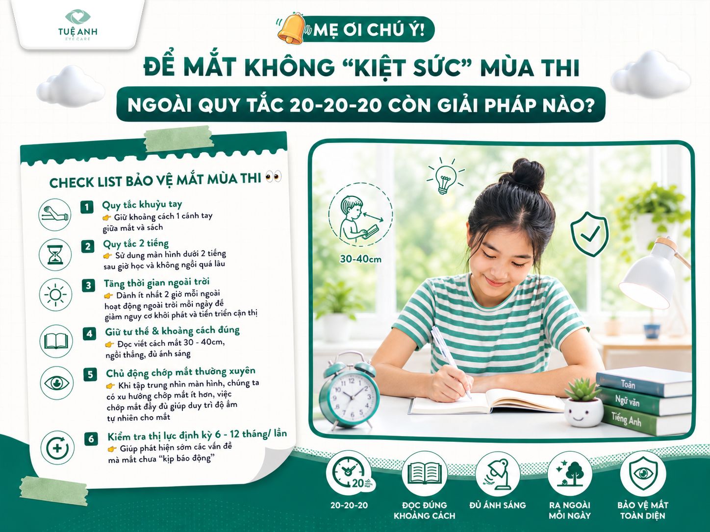 Để mắt không 