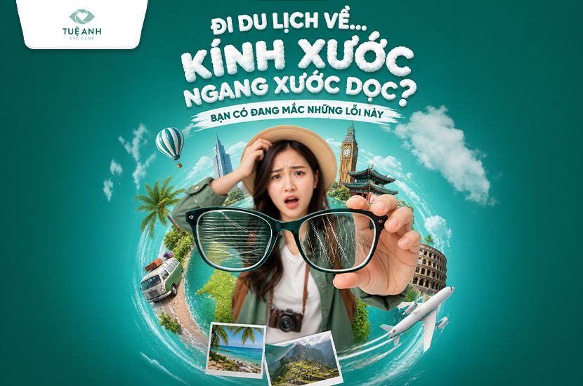 Những lỗi sai dễ mắc phải kiến kính bị xước khi đi du lịch
